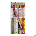 Personalized 240 Pc. Bulk Motivational Pencil Assortment with Tub