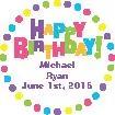 Personalized Birthday Celebration Swirl Lollipops - 24 Pc.