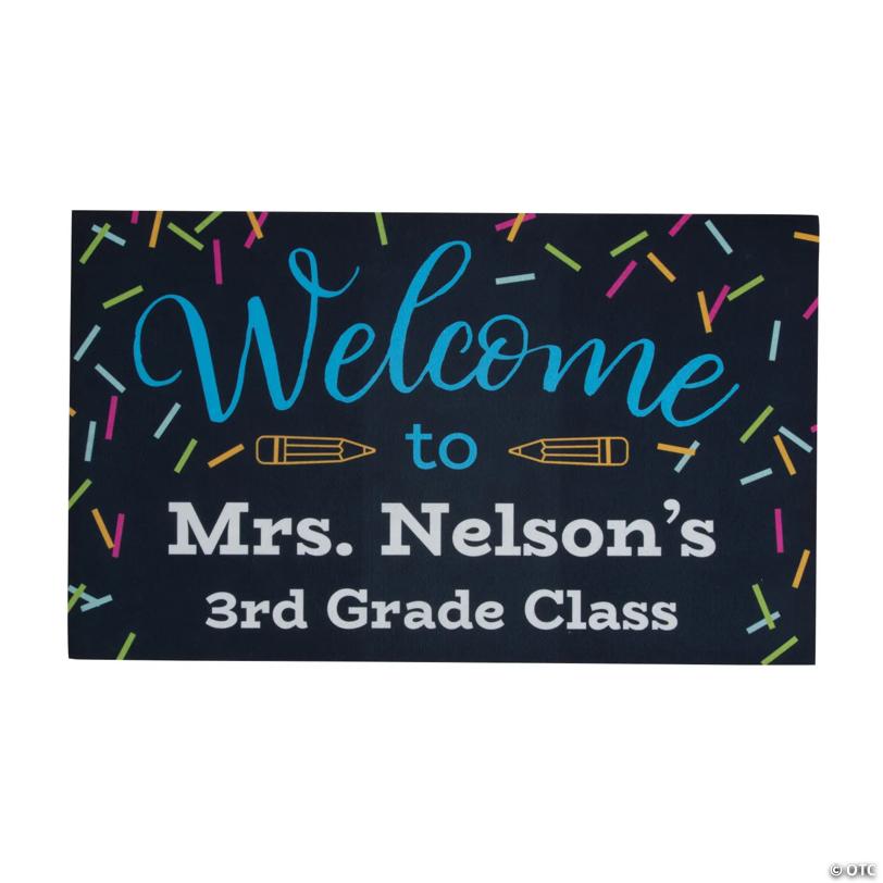 Personalized Classroom Door Mat