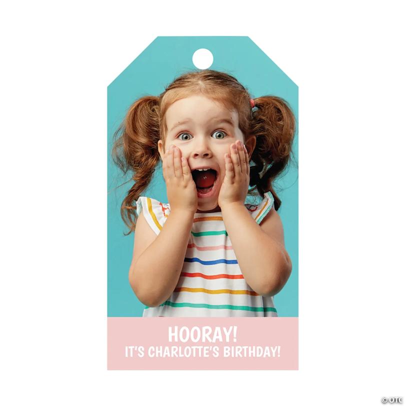 Personalized Custom Photo Gift Tags - 24 Pc.