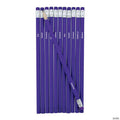 Personalized Multi Name Purple Pencils - 24 Pc.