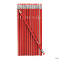 Personalized Multi Name Red Pencils - 24 Pc.