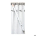 Personalized Multi Name White Pencils - 24 Pc.