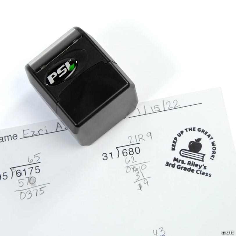 Personalized Teacher Square Self-Inking Stamper