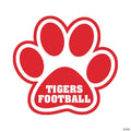 Personalized Team Spirit Paw Print Magnets - 12 Pc.