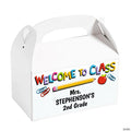 Personalized Welcome to the Classroom Treat Boxes - 12 Pc.