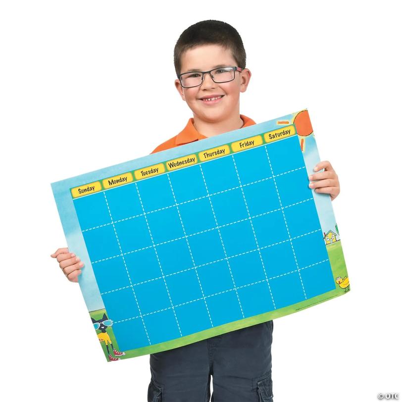 Pete the Cat™ Bulletin Board Calendar - 49 Pc.