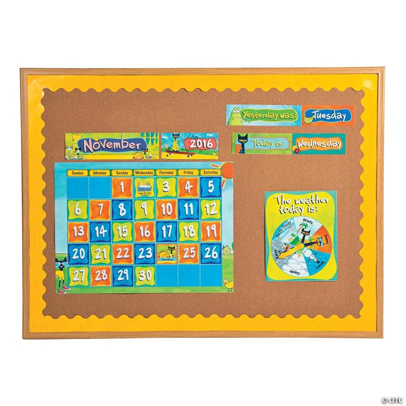 Pete the Cat™ Bulletin Board Calendar - 49 Pc.