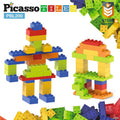 PicassoTiles 200 PC Large Construction Brick Building Blocks, Brick Compatible, Classic Brick, Brick Building Block Set, For Kids 3+