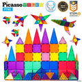 PicassoTiles - 60 Piece Set Magnet Building Tiles