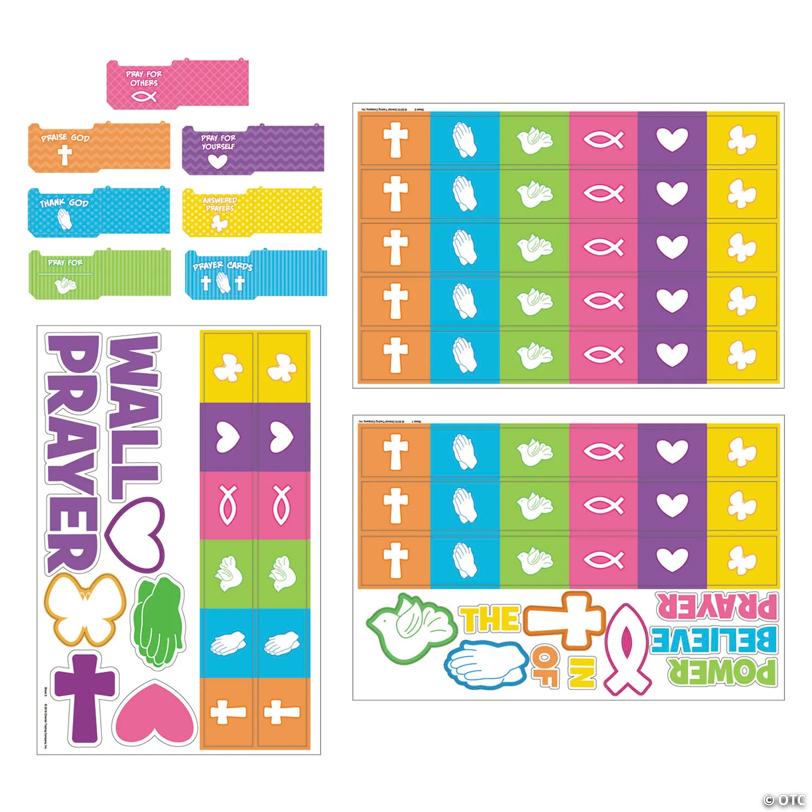 Prayer Wall Bulletin Board Set - 134 Pc.