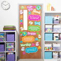 Psalm 100 Sunday School Classroom Door Decorating Kit - 33 Pc.