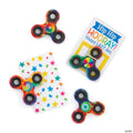 Psychedelic Tie-Dyed Fidget Spinners with End-of-Year Card - 12 Pc.