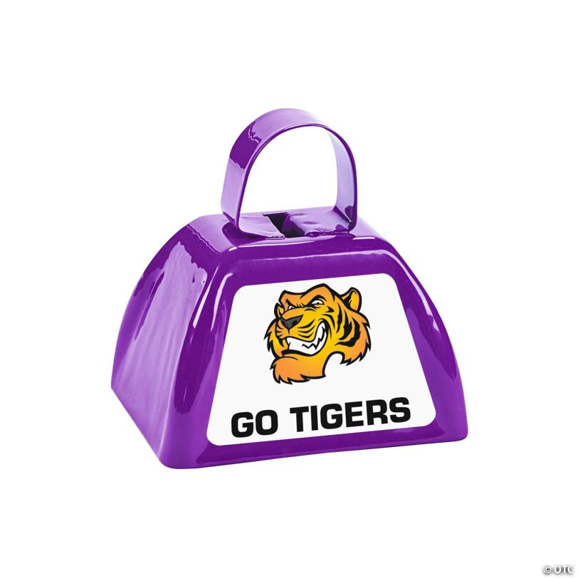 Purple Team Spirit Custom Photo Cowbells - 12 Pc. | Elite Festo