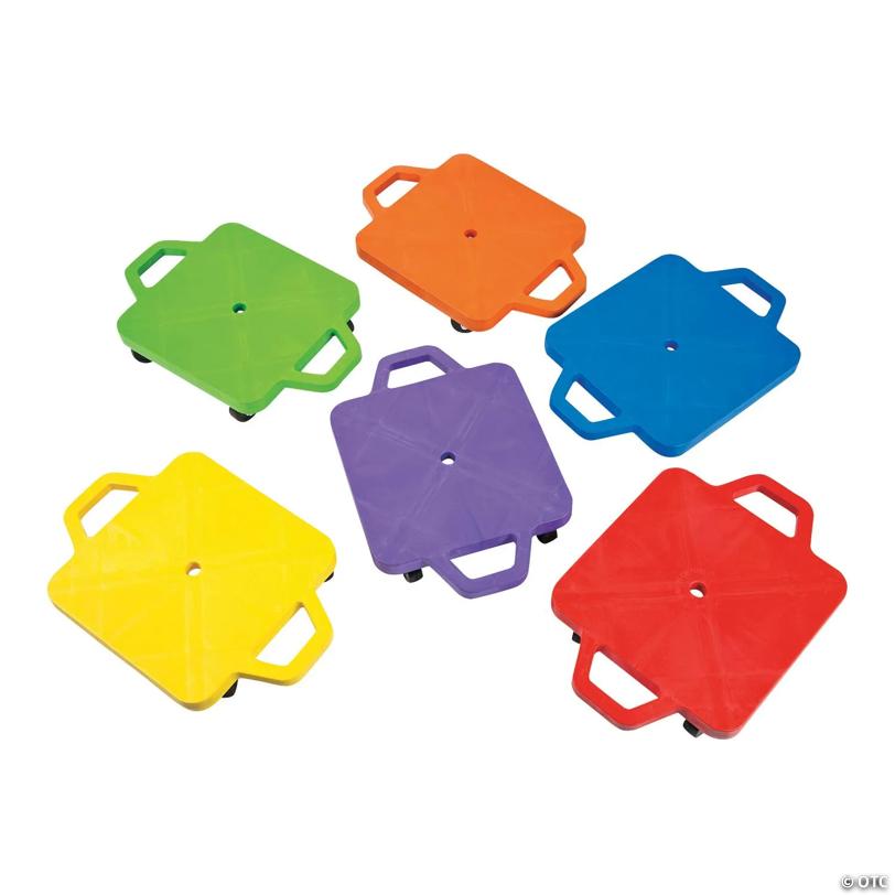 Rainbow Scooter Board Set - 6 Pc.