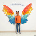 Rainbow Wings Classroom Wall Statement Piece - 10 Pc.