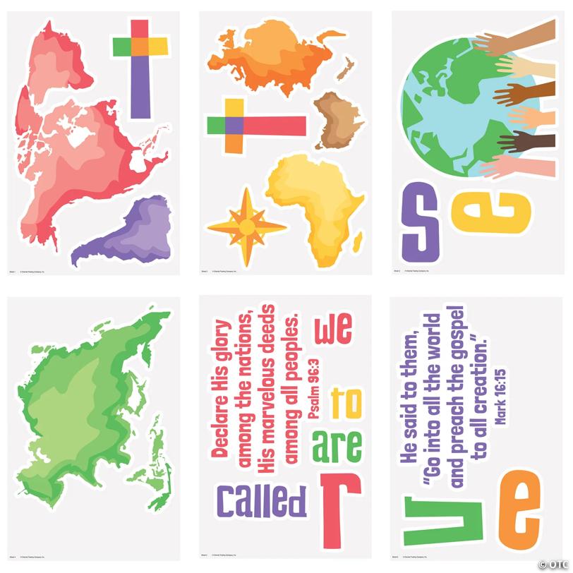 Religious Called to Serve Classroom Bulletin Board Set – 23 Pc.