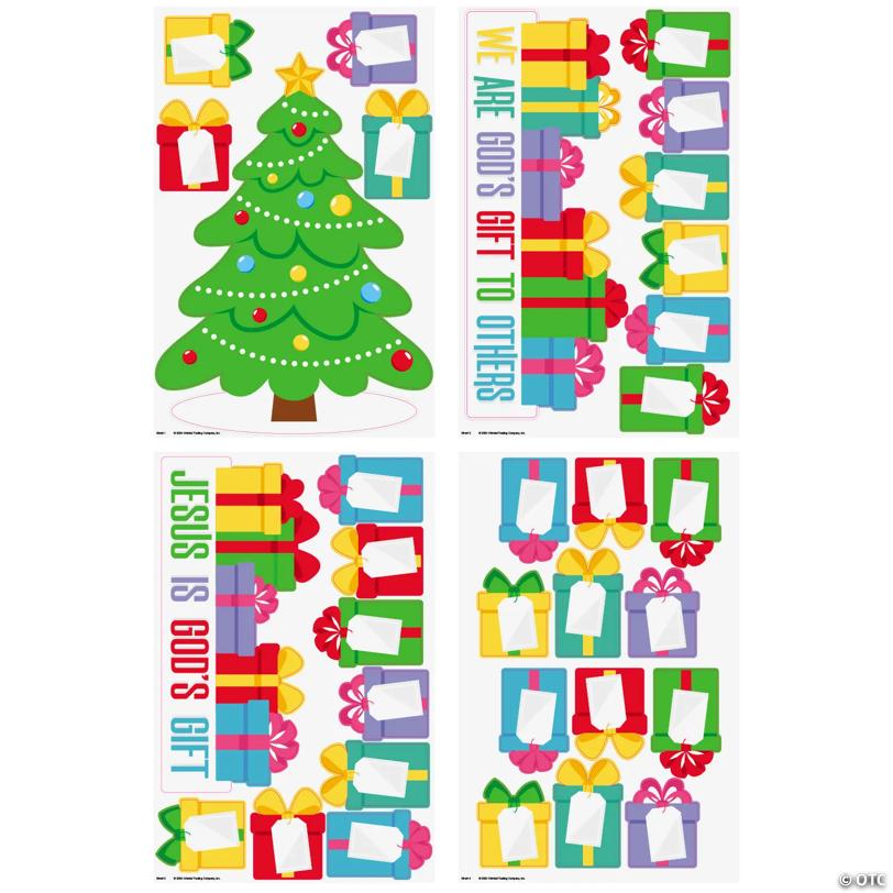 Religious Christmas Jesus is God’s Gift Classroom Bulletin Board Set - 33 Pc.