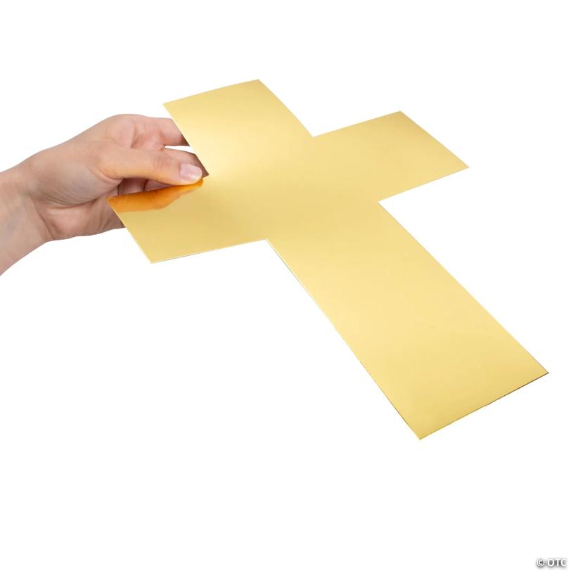Religious Rosary Paper Chain Classroom Bulletin Board Decorating Set - 89 Pc.