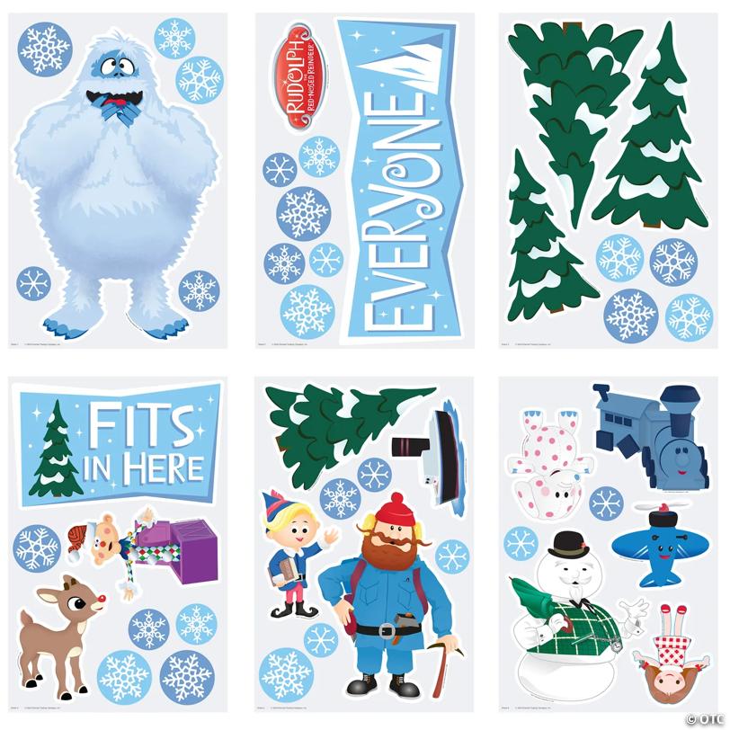 Rudolph the Red-Nosed ReindeerEveryone Fits in Here Classroom Bulletin Board Set- 44 Pc.