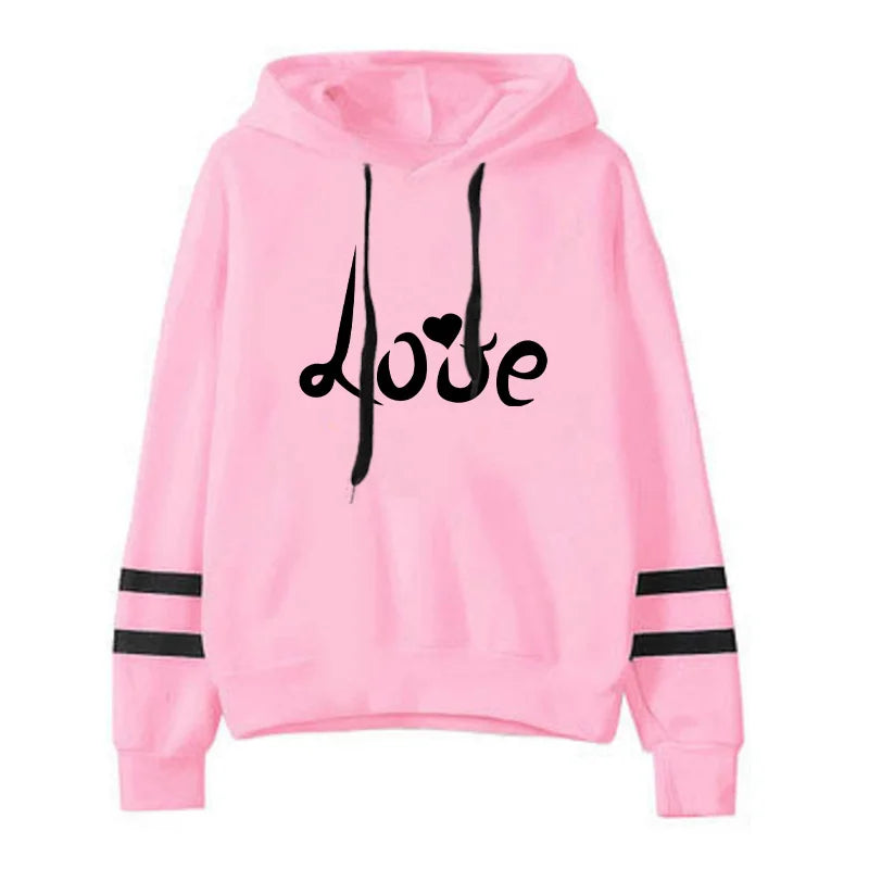 Women Sweatshirt Outdoors Spring Summer Versatile Pullovers Hot Sale Hoodies Stripe Style Fashion Casual Sports Daily Simplicity