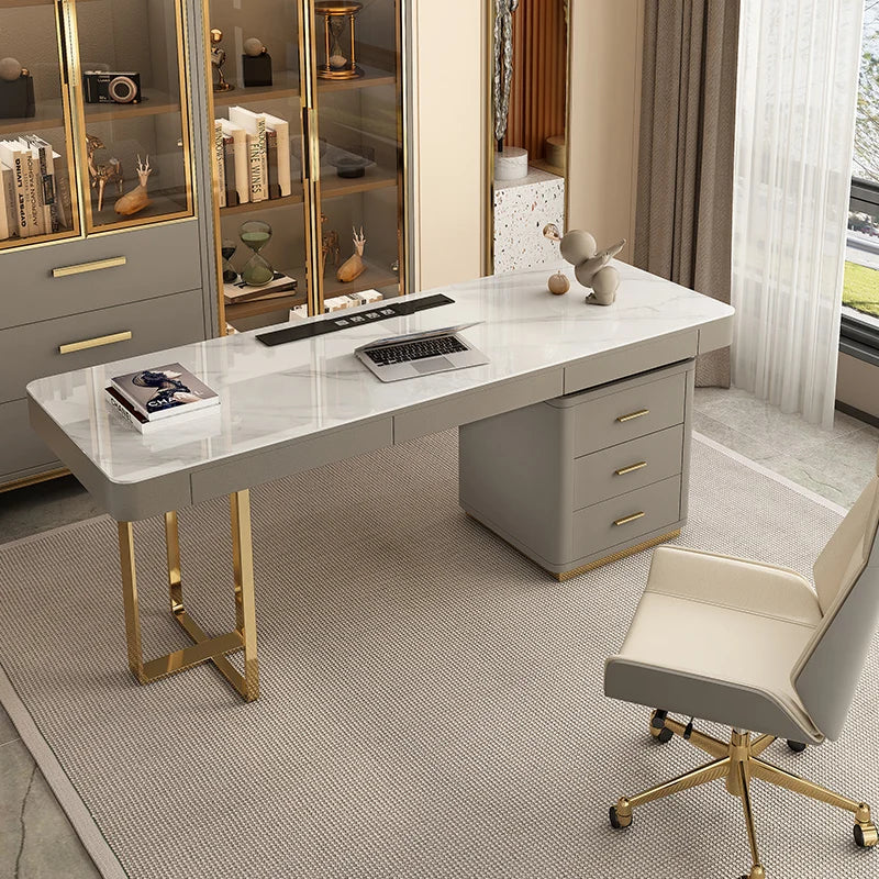 Space Saving Motion Desk Narrow Table Ideal Home Offices Trendy Bureaux Effortless Work Style Mesa Para Computador Furniture