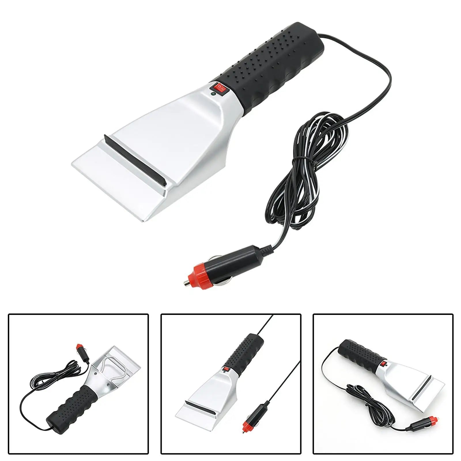 Car Heated Ice Scraper 20W Easy to Use Professional Portable Electric Auto Windshield Ice Scraper Snow Shovel Snow Removal Tool