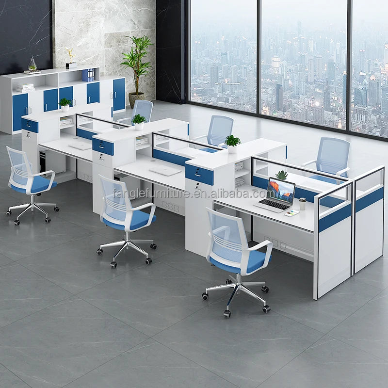 Workstation Desk with Office Partition and Modern Design for Office Desk  boss office desk