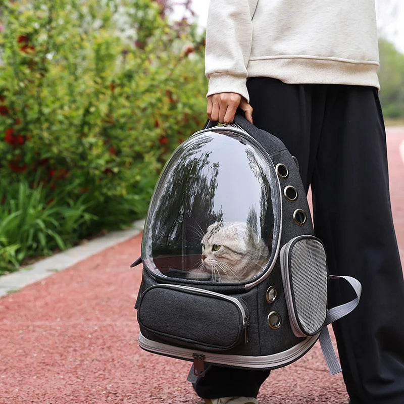 Pet Backpack Portable Travel Backpack Dogs and Cats Travel Portable Back Bag  Large capacity, Pet Carrier Bag for Cats and Dogs