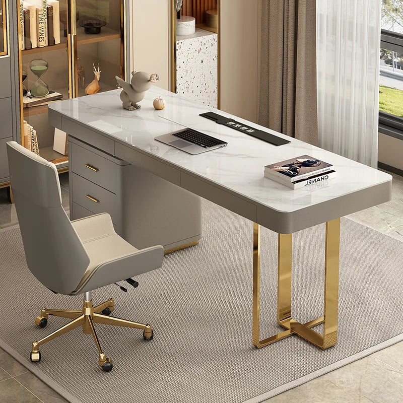 Space Saving Motion Desk Narrow Table Ideal Home Offices Trendy Bureaux Effortless Work Style Mesa Para Computador Furniture