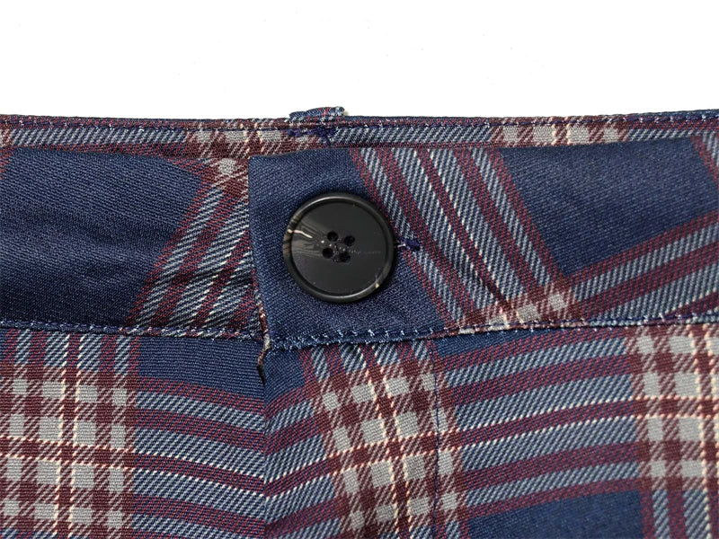 Women's Pant 2025 New Fashionable Checkered Lantern Cargo Pants for Women Casual Chic Women Trousers