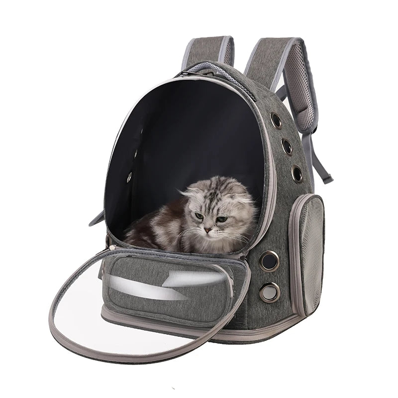 Pet Backpack Portable Travel Backpack Dogs and Cats Travel Portable Back Bag  Large capacity, Pet Carrier Bag for Cats and Dogs