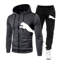 Hoodie Set for Men's Fashion Autumn and Winter, Designer Clothing, Hoodie Jacket + Long Pants Set, Jogging Sportswear, Two-piece