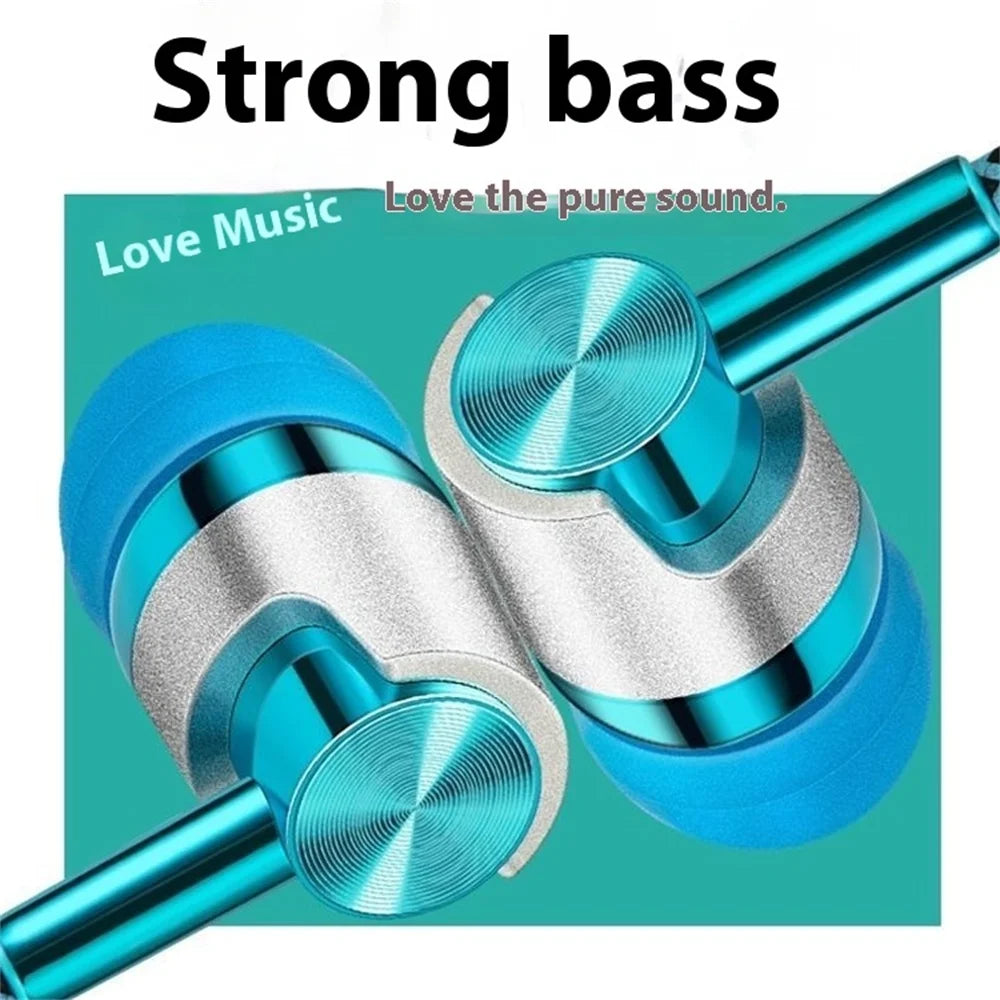 Wired In-ear Earphone In Ear Noise Cancellation Ergonomic Design Stereo Sports Music Headphones For Mobile Phone Everyday Use