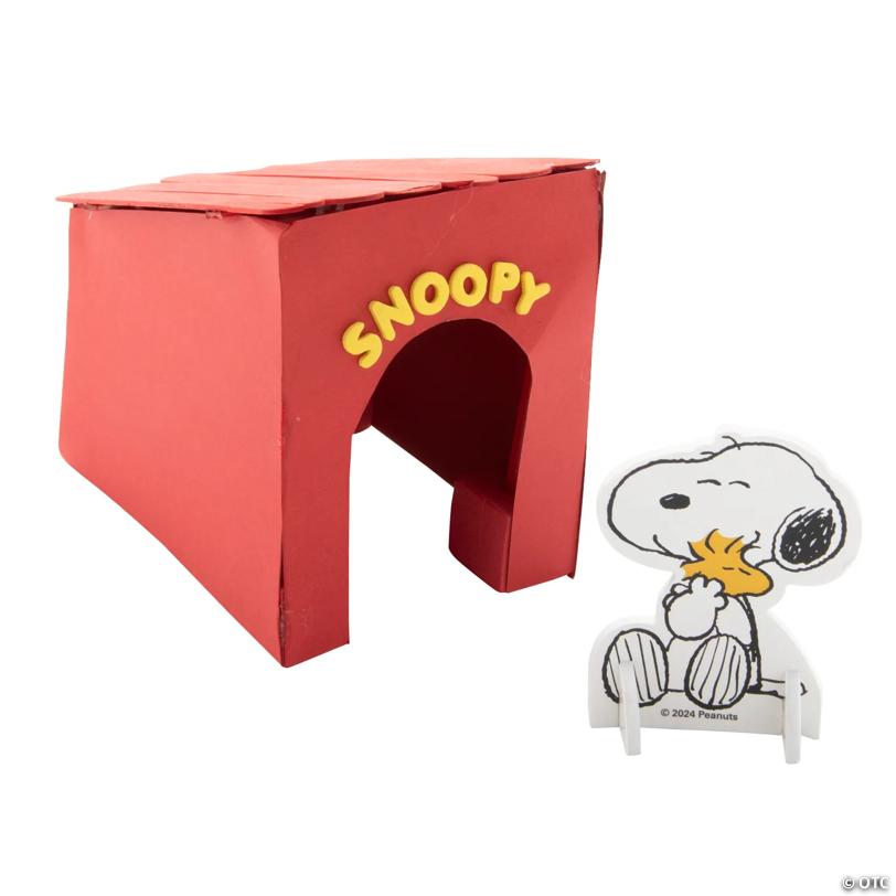 STEM Peanuts Snoopy House Activity Learning Challenge Craft Kit - Makes 12