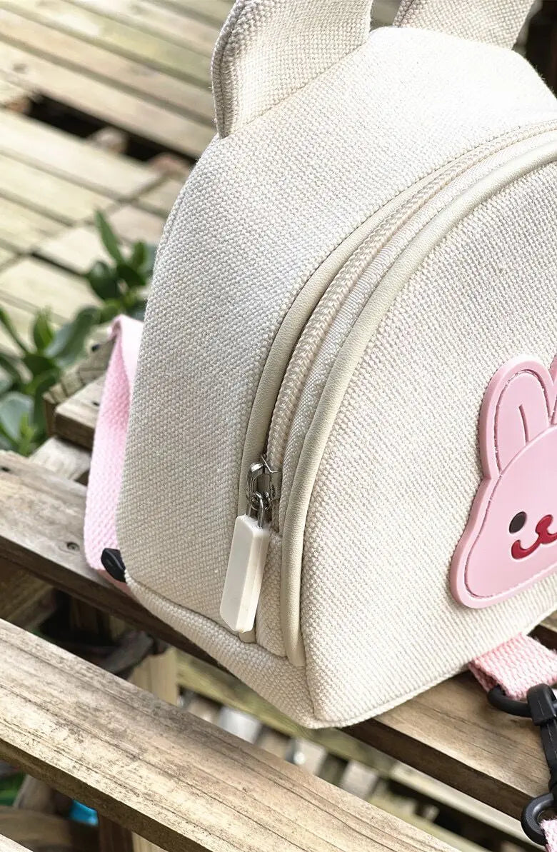 Pet Backpack Small Dog Cat Dog Backpack Chest and Back Traction Rope Backpacks Cute Rabbit and Teddy Bear Bag Dog Accessories