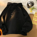 Hoodie Men's Fashion New 2025 Hoodie with Thick Velvet High Street Cotton Top, Handsome for Boys