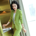 Pant 2 Piece Outfit 2025 Summer Womens Matching Sets Pants Elegant High Quality Blazer Suit Set Of Two Fashion Pieces For Women