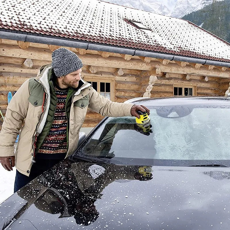 Electric Car Snow Scraper Ice Scrapers For Auto Windshield Ice Remover Scratch-Free Glass Handheld Electric Snow Scraper