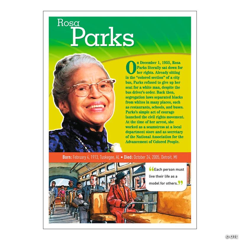 Scholastic Notable African Americans Bulletin Board Set