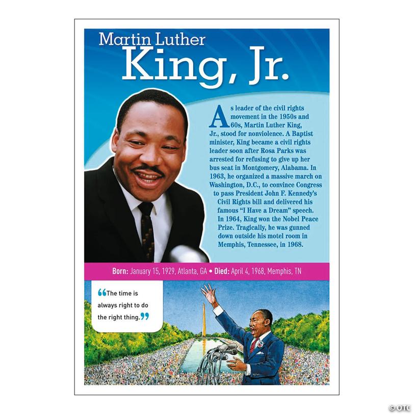 Scholastic Notable African Americans Bulletin Board Set