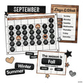 Schoolgirl Style™Industrial Chic Calendar Bulletin Board Set - 95 Pc.