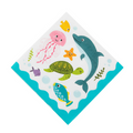 Under the Sea Party Paper Luncheon Napkins - 16 Ct. 6 1/2"