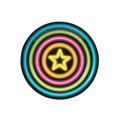 Glow Neon Party Dessert Plates, 8 Ct.