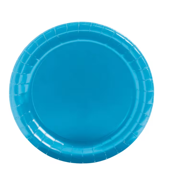 Single Color Paper Dinner Plates - 24 Ct.