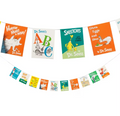 7 ft. x 6 3/4" Dr. Seuss Book Cover Multicolor Cardstock Garland