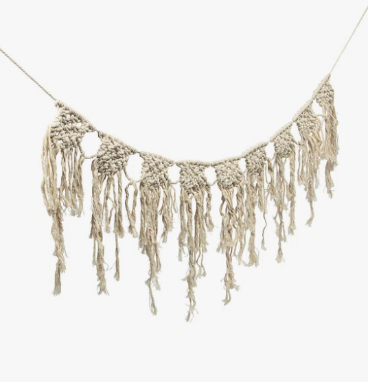 Handmade Macramé Wedding Backdrop Garland