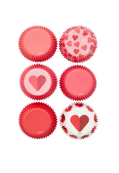 Wilton Red & Pink Valentine Heart Cupcake Liners 150 Coun