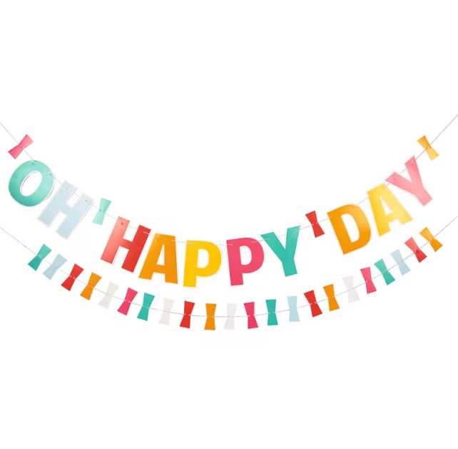 Happy Day Garland - 2 Pc.
