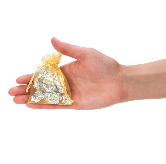 Bulk 50 Pc. Mini Organza Drawstring Treat Bags